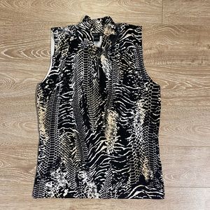 COPY - August Silk Animal Print Tank